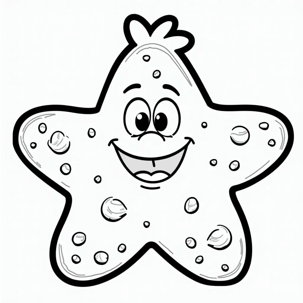 Patrick Star coloring pages