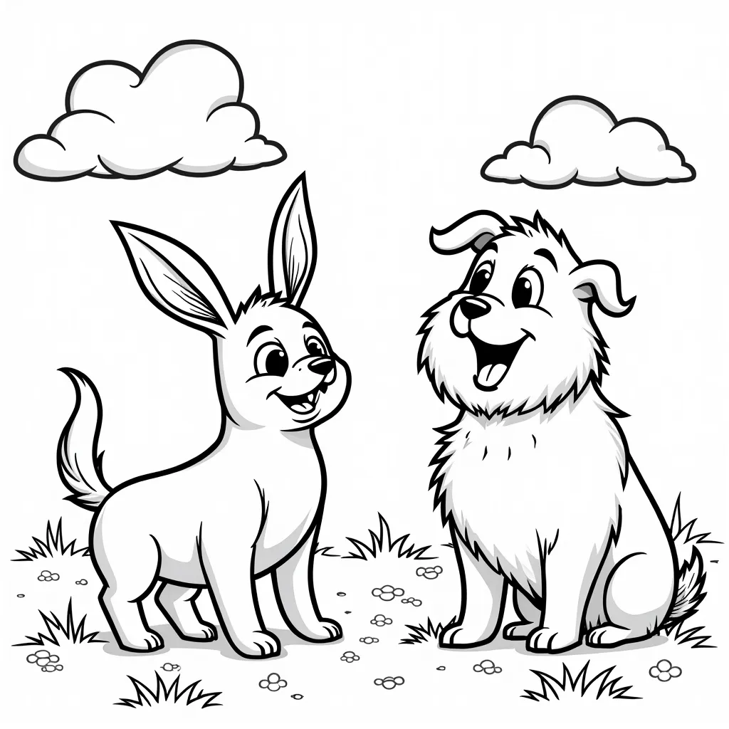 Lawn Party coloring pages