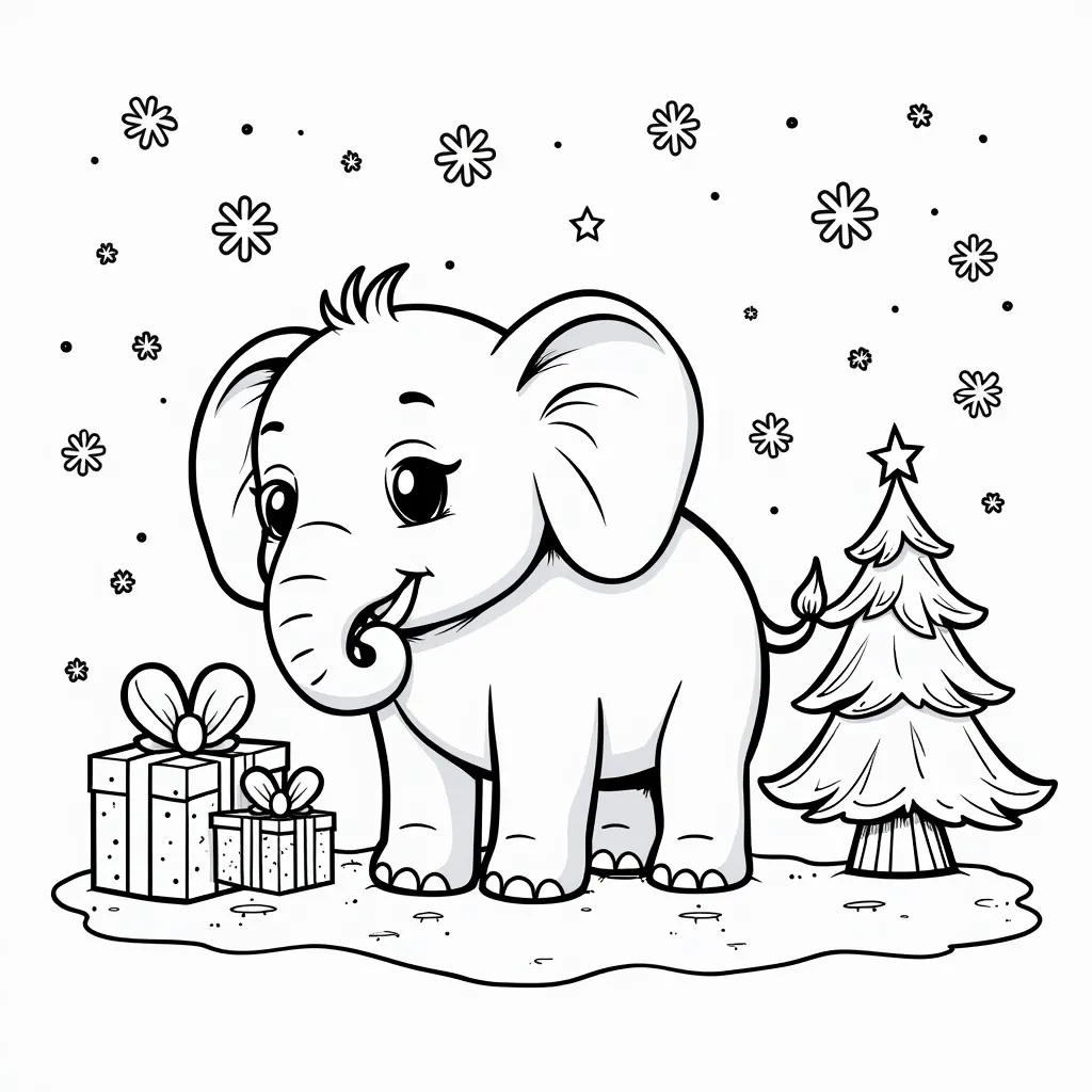 elephant coloring pages