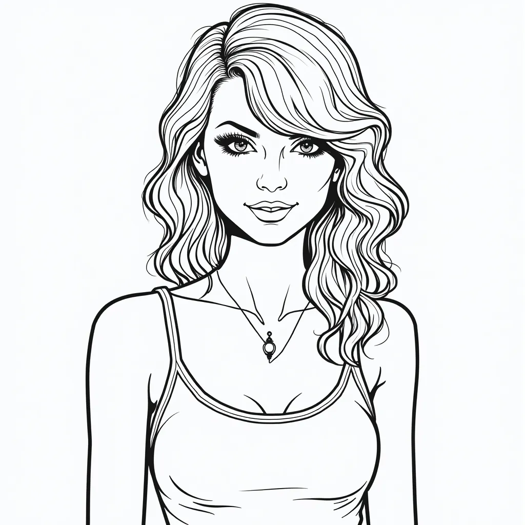 taylor swift coloring pages