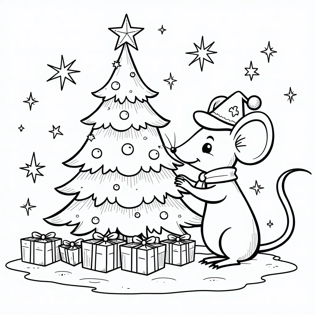 mouse birthday coloring pages