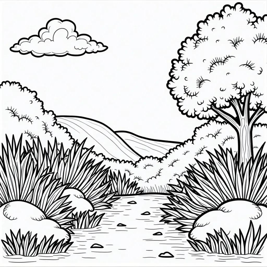 garden coloring pages