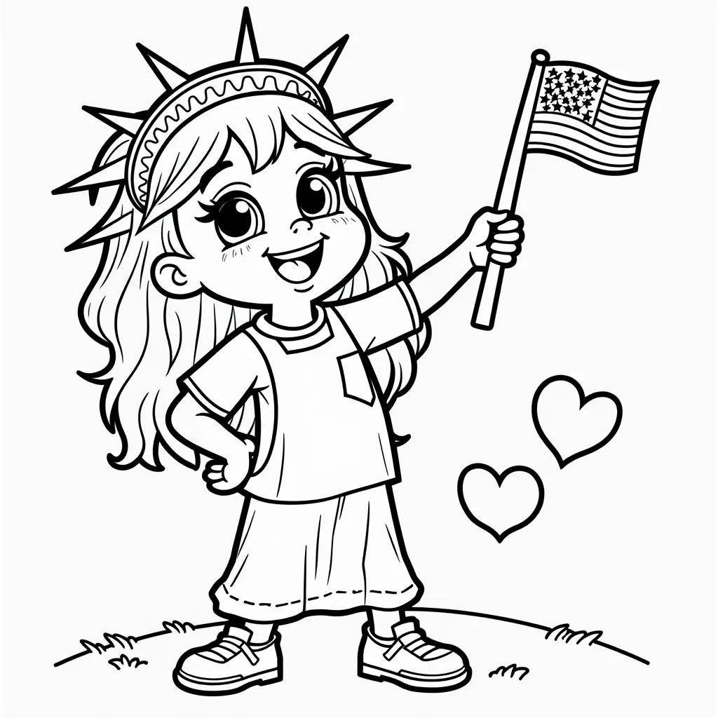 USA صفحات التلوين