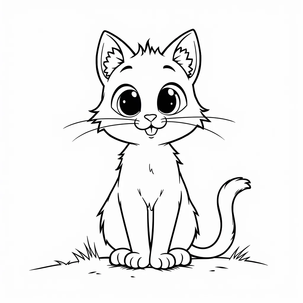 pussy coloring pages