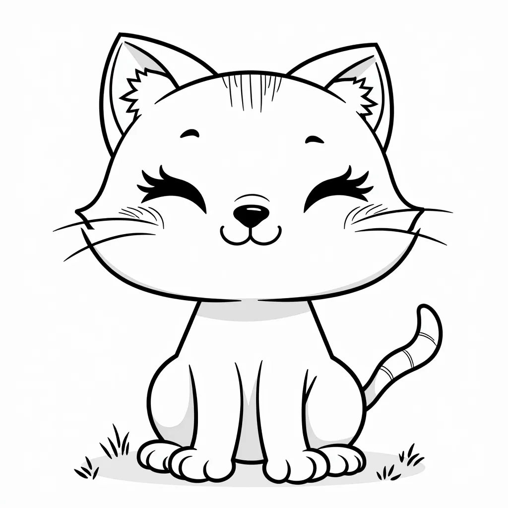 Cat coloring pages