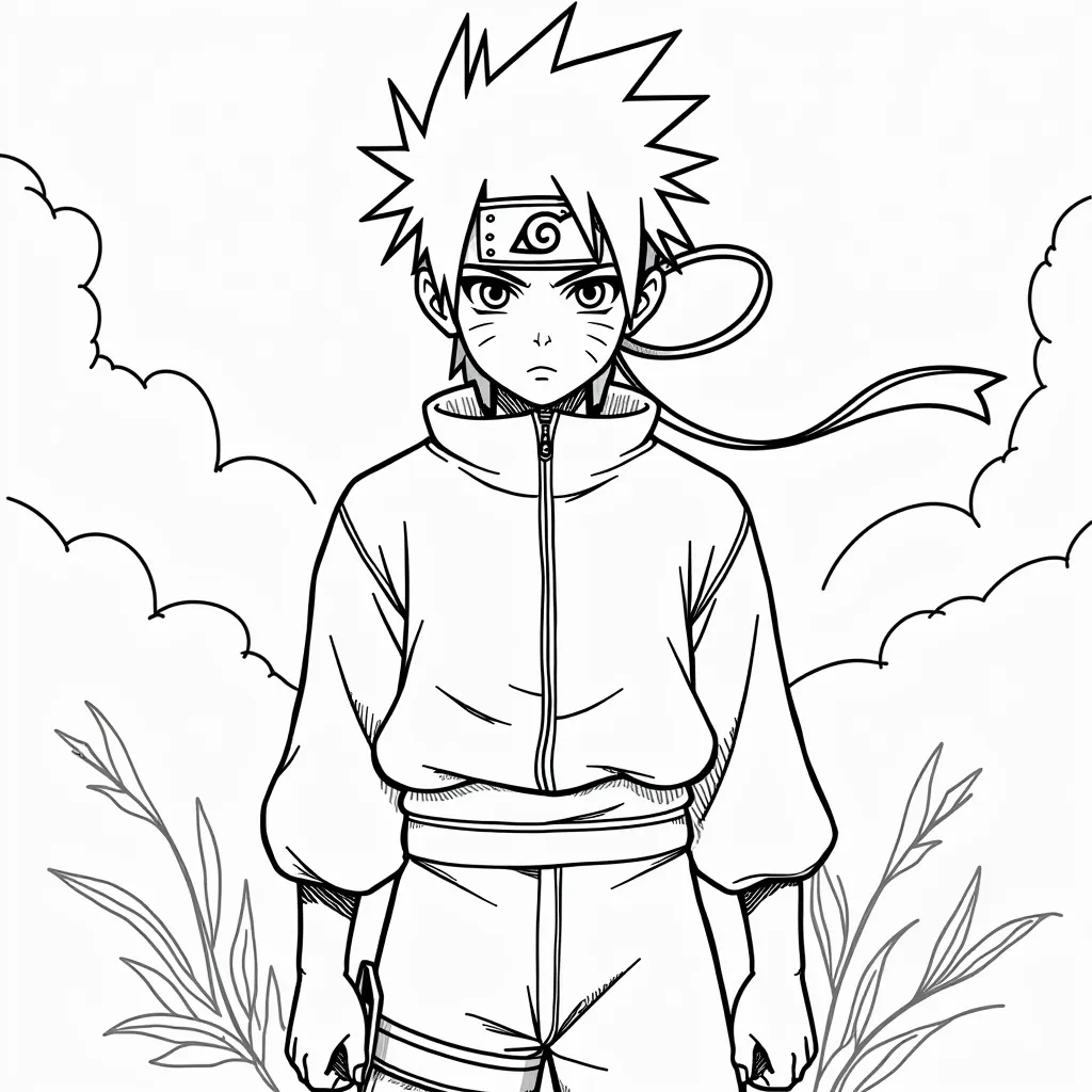 Sasuke  coloring pages