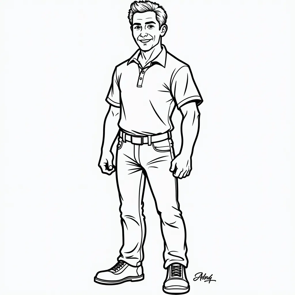 Man coloring pages