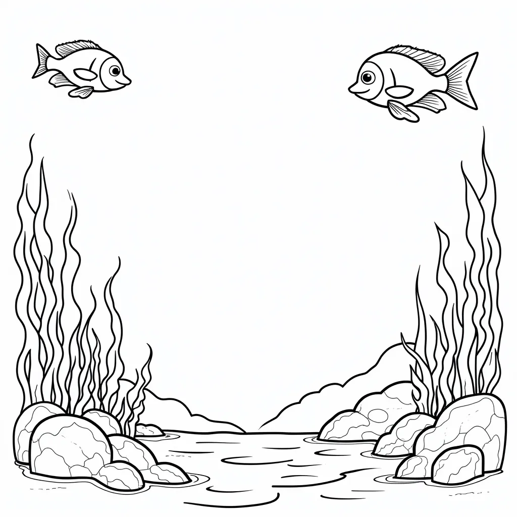 underwater world coloring pages