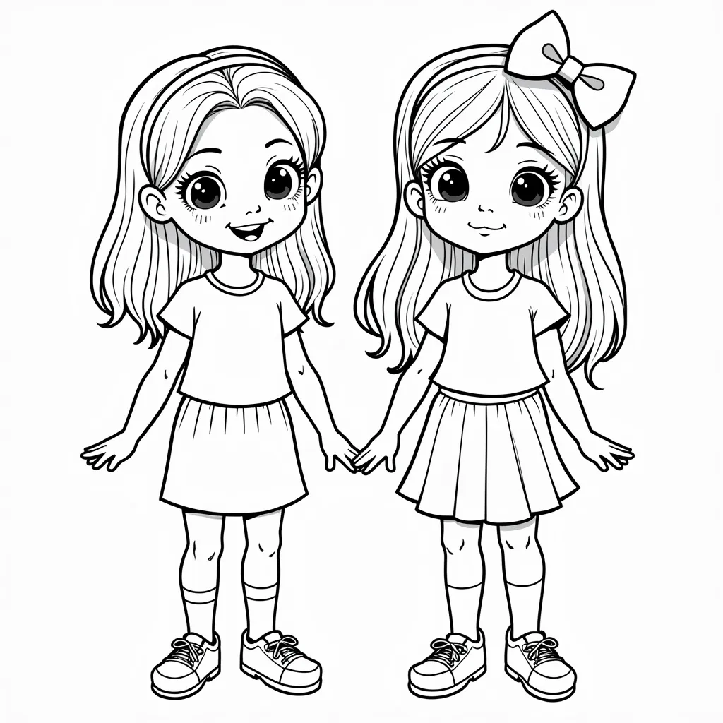  Girls coloring pages