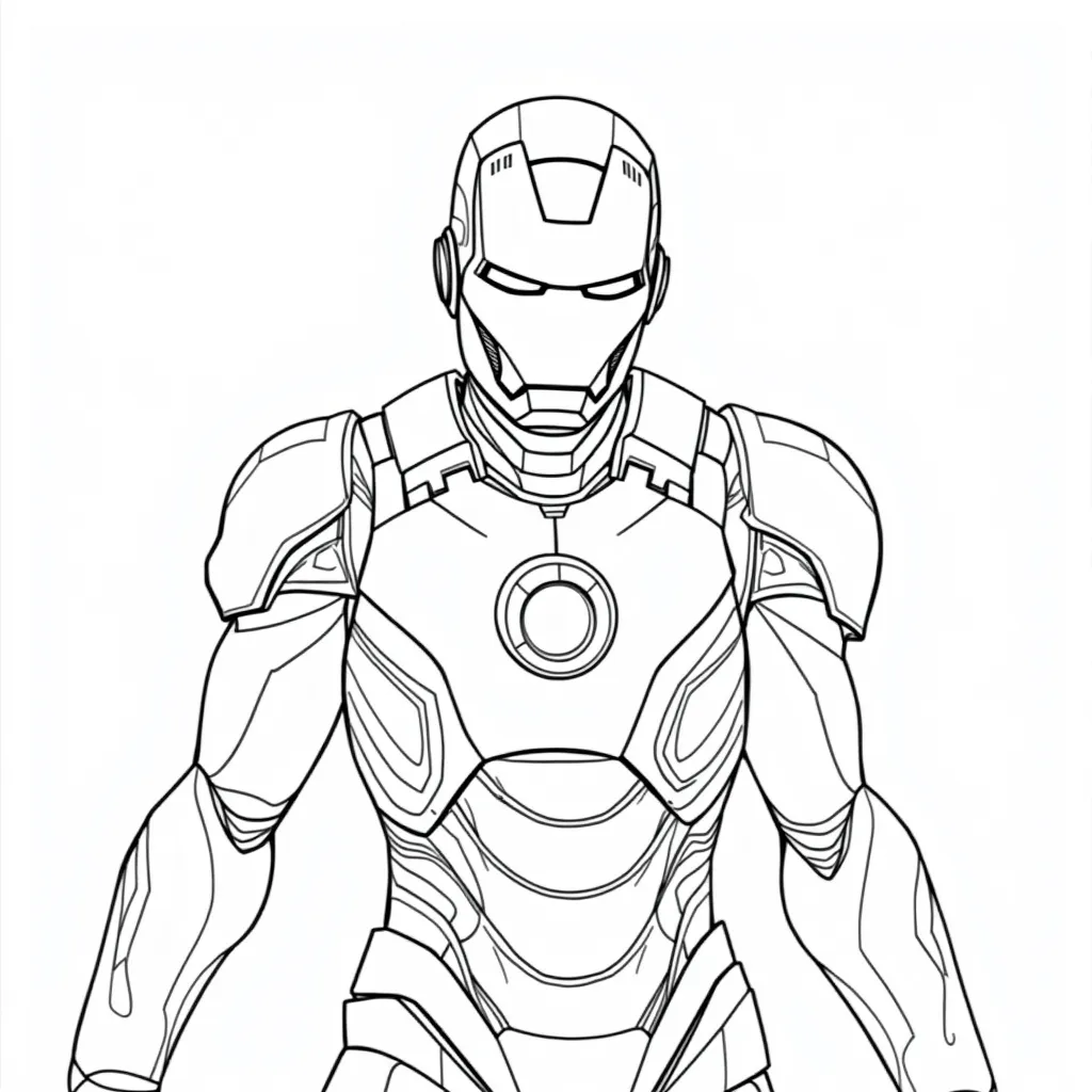 Iron man coloring pages