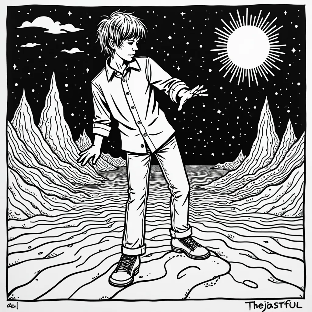 ملصق الضوء الأسود السيكاديلاي من السبعينيات مع فن البوب السريالي لجوي ديفيجن Unknown Pleasures Grateful