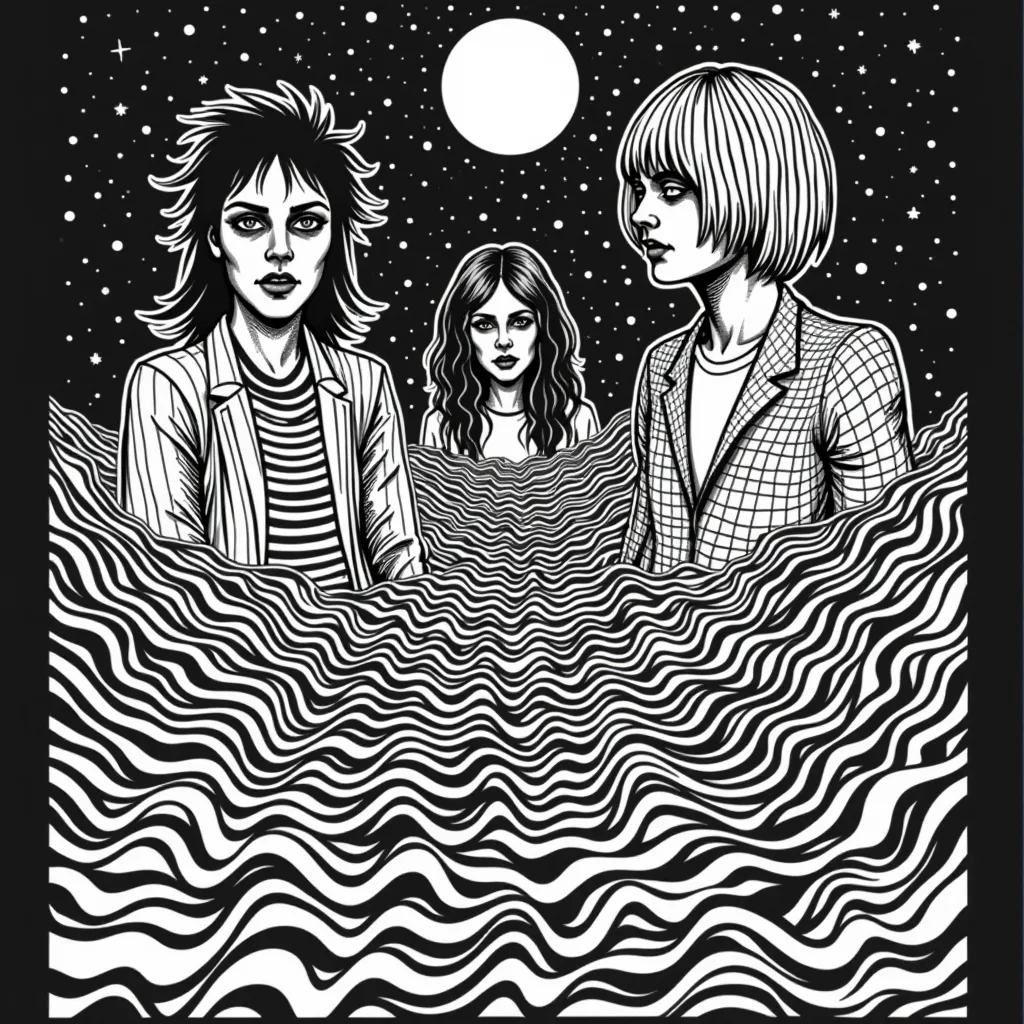 ملصق إضاءة سوداء سايكديلك من السبعينيات بفن بوب سريالي ل Joy Division Unknown Pleasures Krueger
