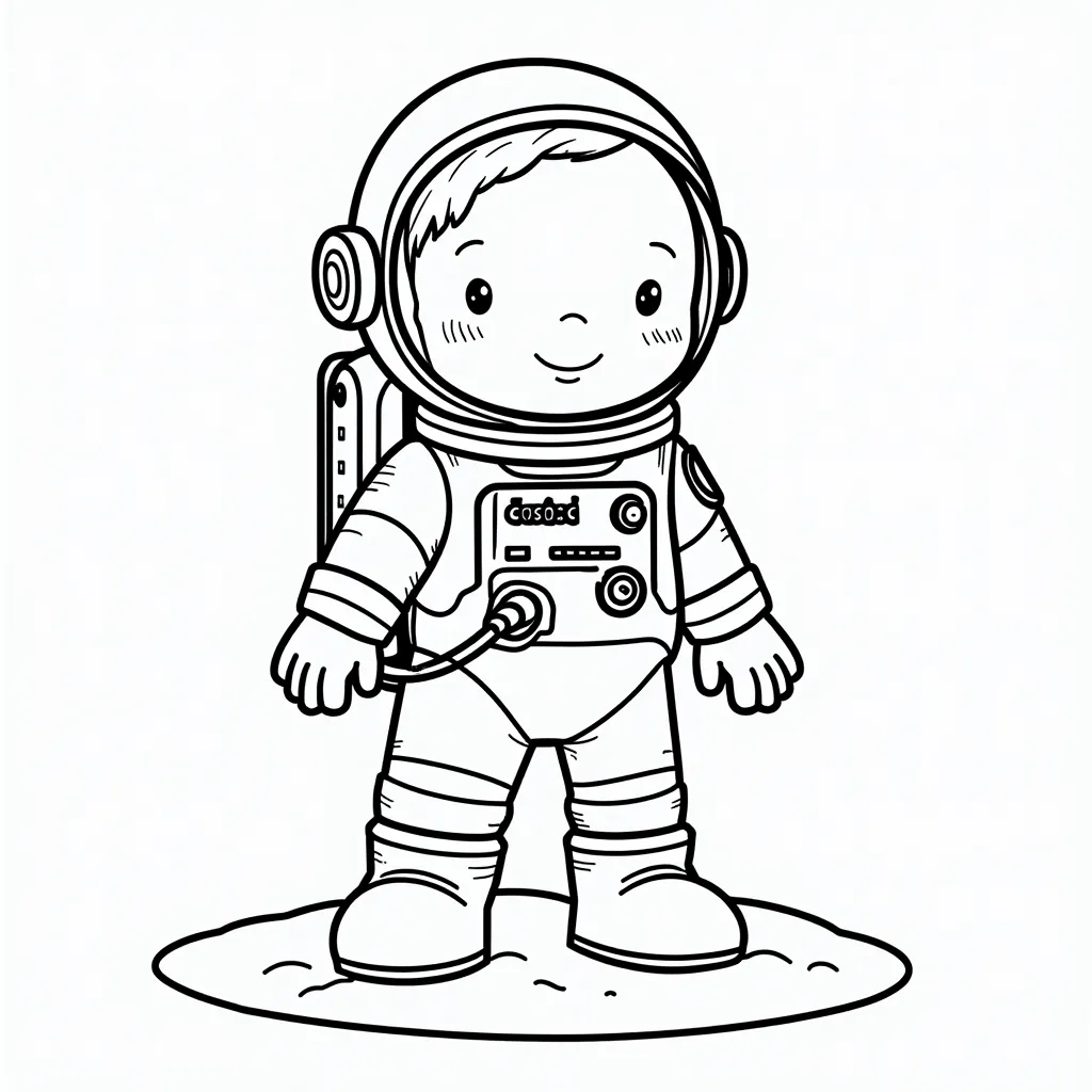 astronaut صفحات التلوين
