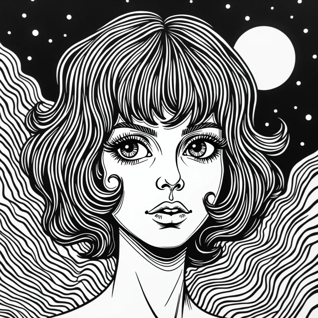 بوستر سيكادليك من السبعينيات بإضاءة سوداء وفن بوب سريالي لـ Joy Division 'Unknown Pleasures' Bauhaus