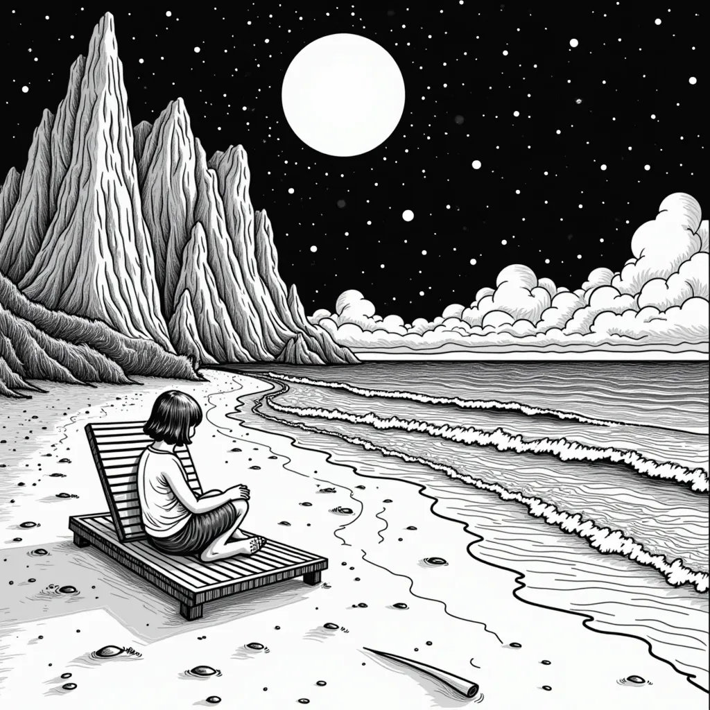 ملصق الضوء الأسود السيكاديل للسبعينيات مع فن البوب السريالي لشاطئ Joy Division Unknown Pleasures