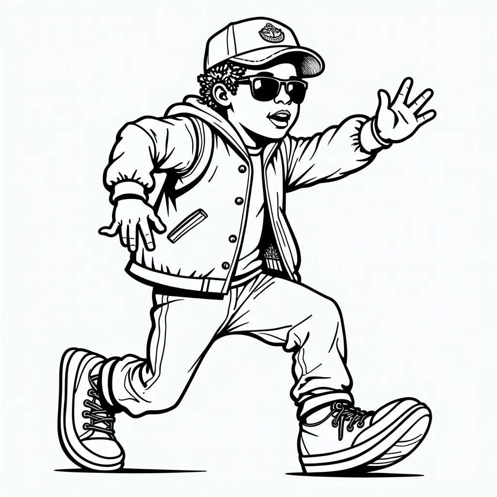 run dmc jam master jay صفحات التلوين