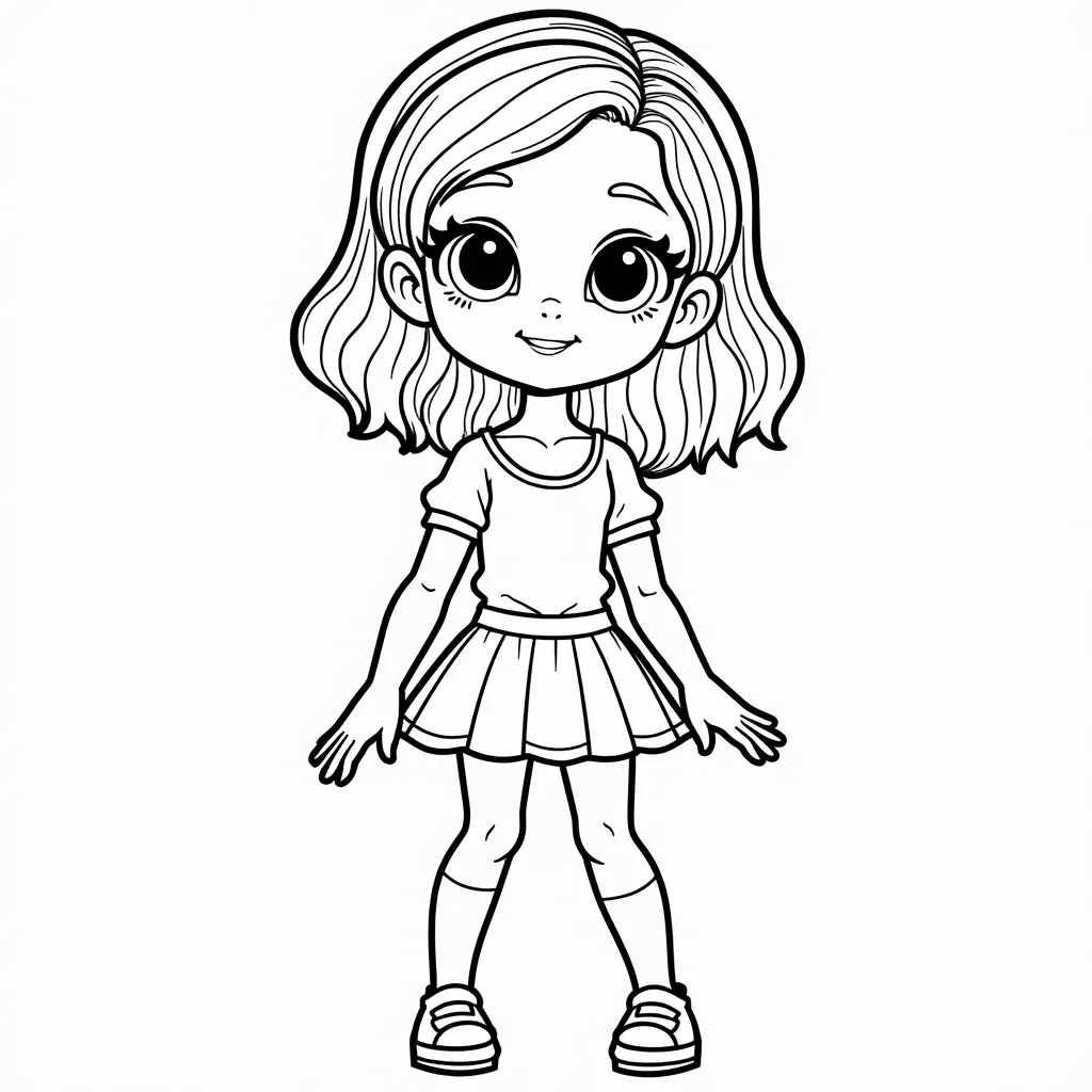 Hot girl coloring pages