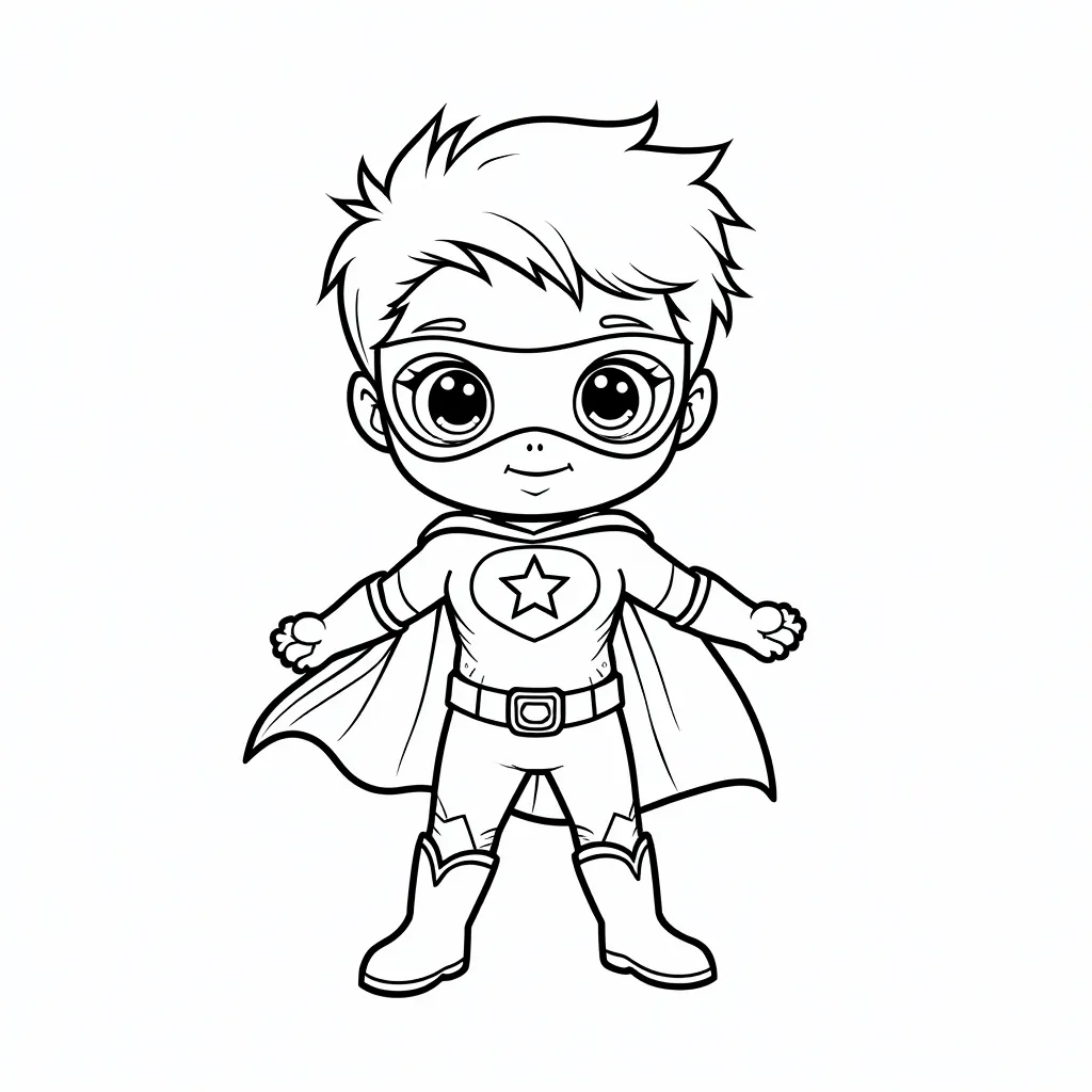 superhero صفحات التلوين