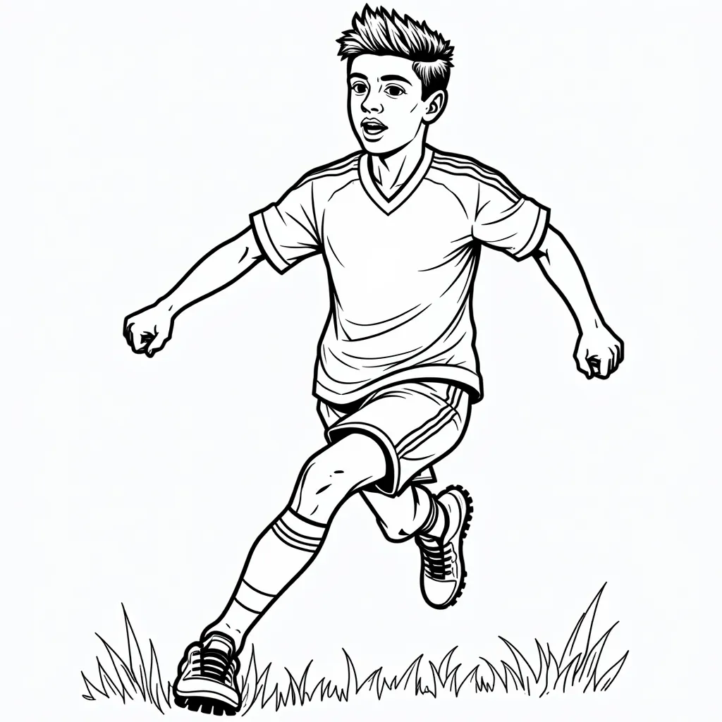 cr7 coloring pages