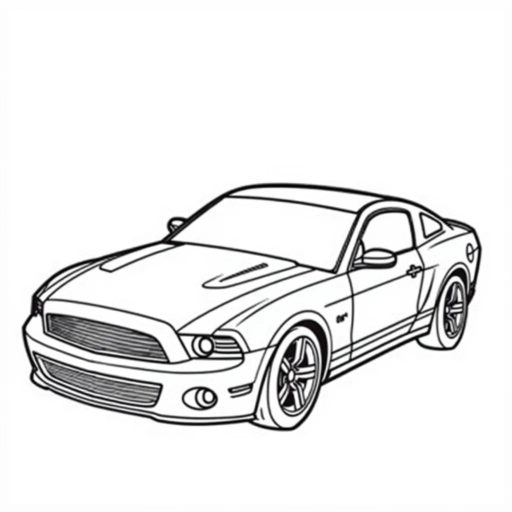 Nice car coloring pages