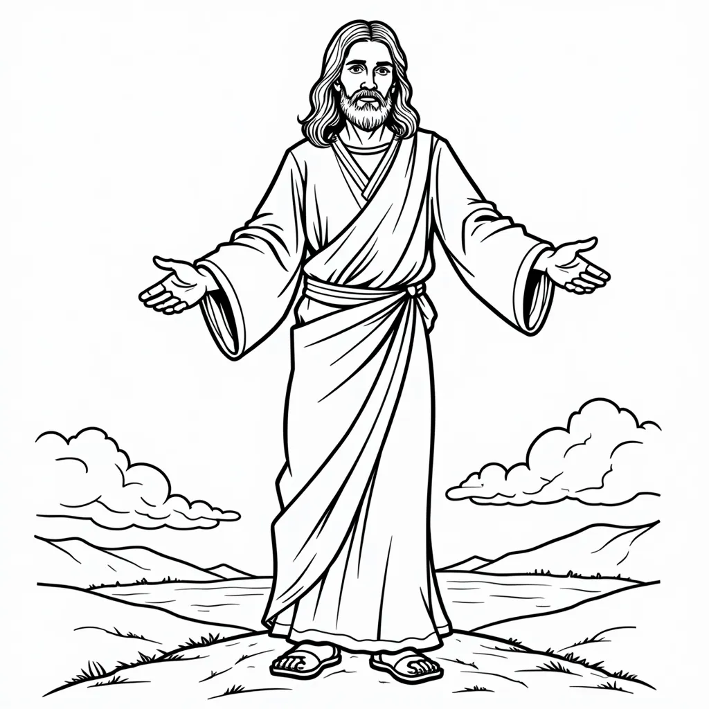 jesus coloring pages