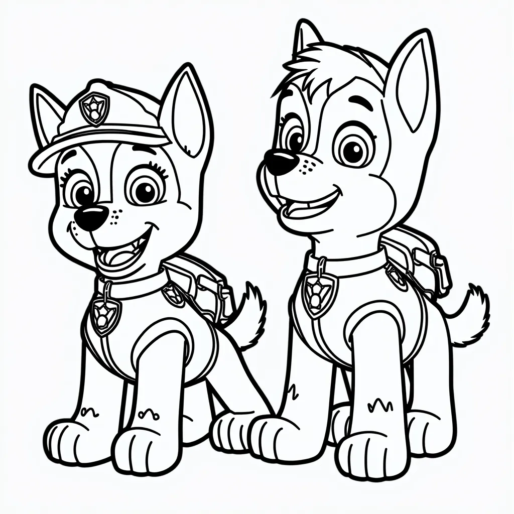 paw patrol coloring pages