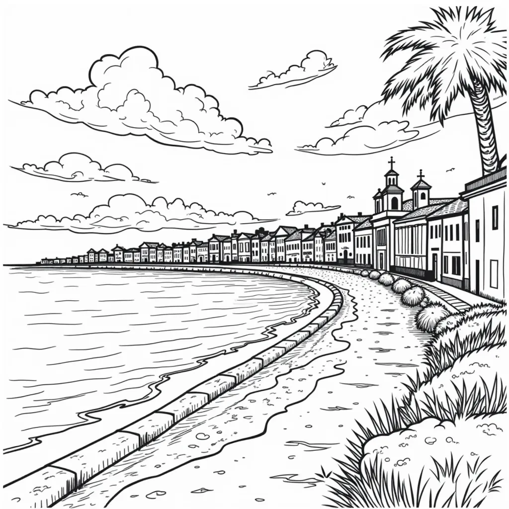 Naples coloring pages