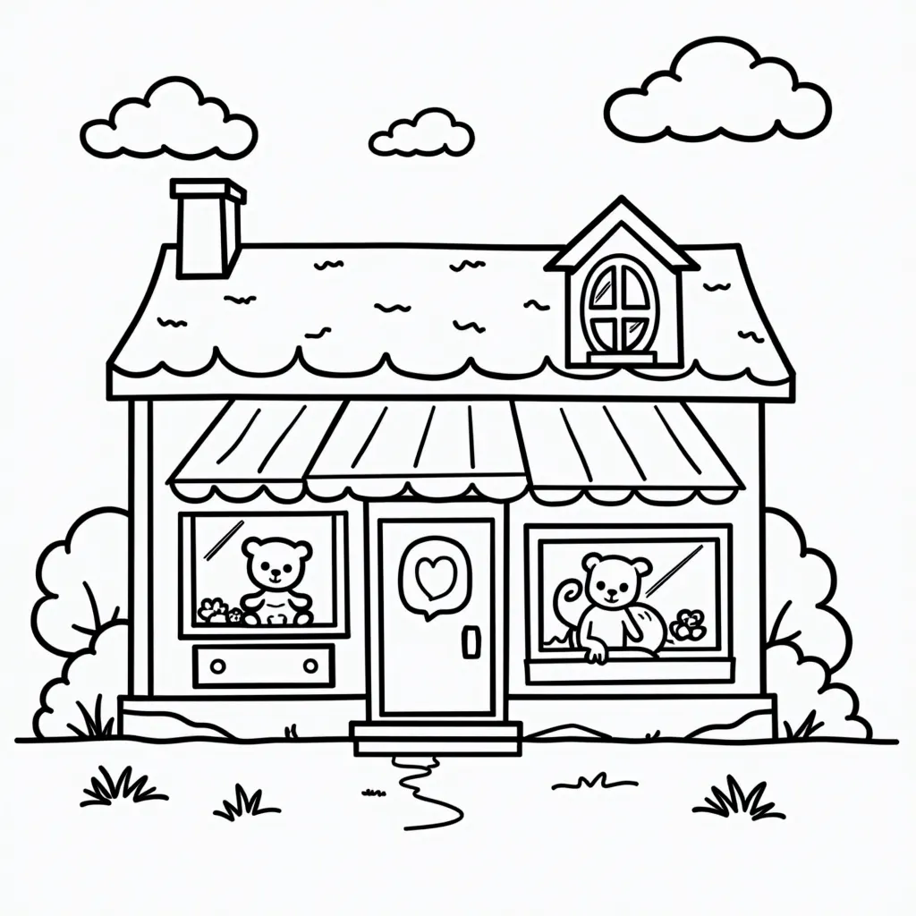 Baby shop logo  صفحات التلوين