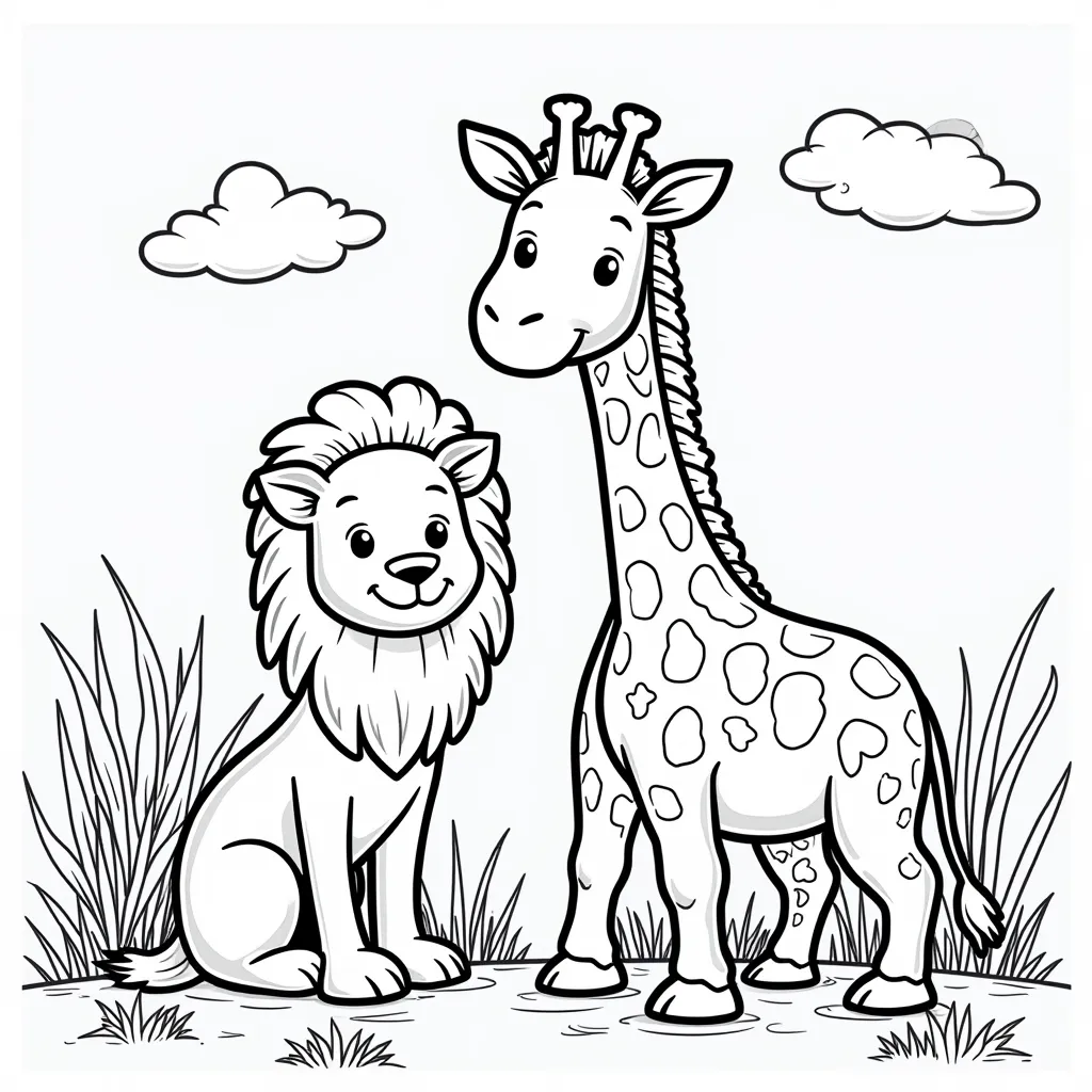 african safari صفحات التلوين