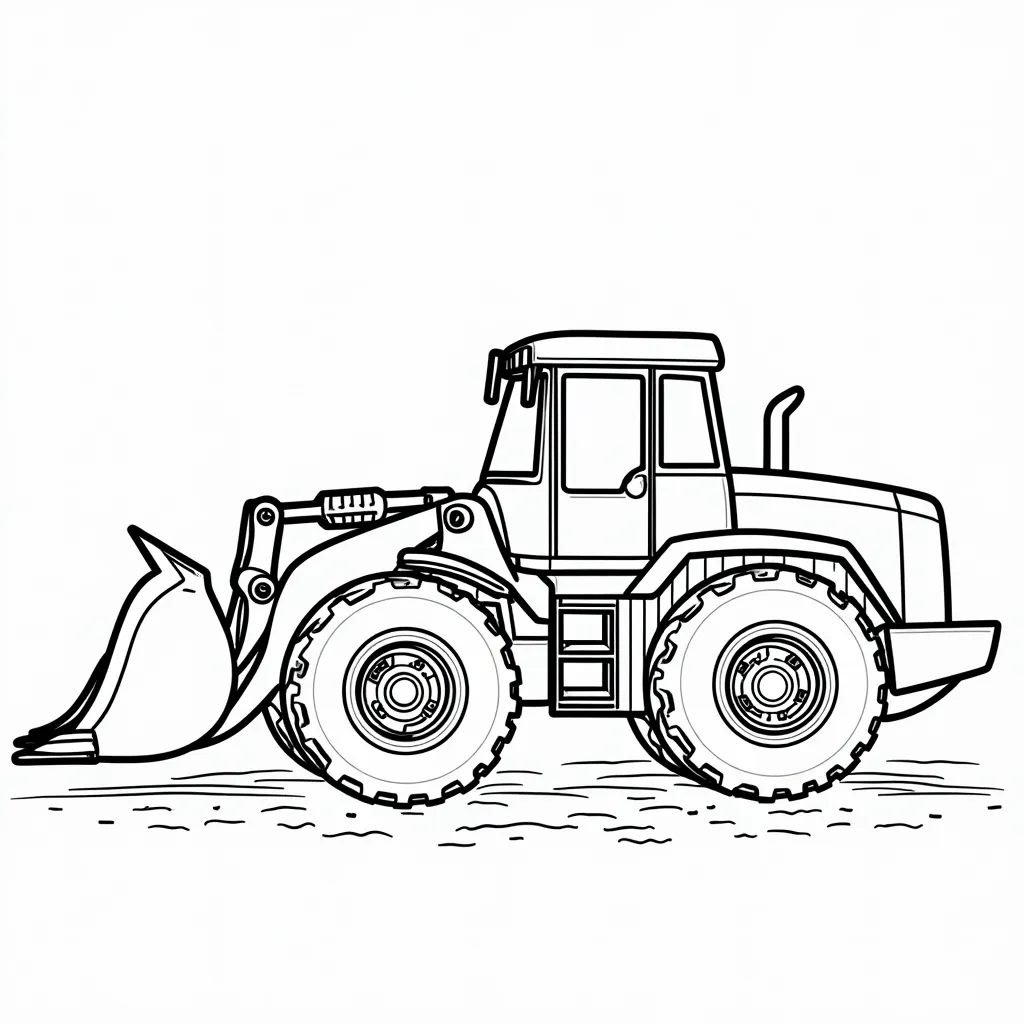 Mining cart coloring pages