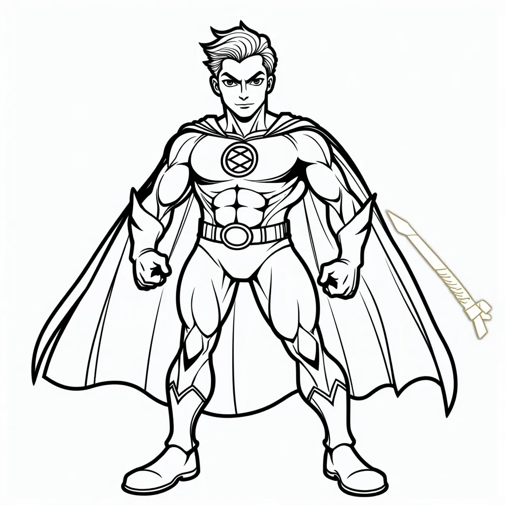 sigma superhero coloring pages