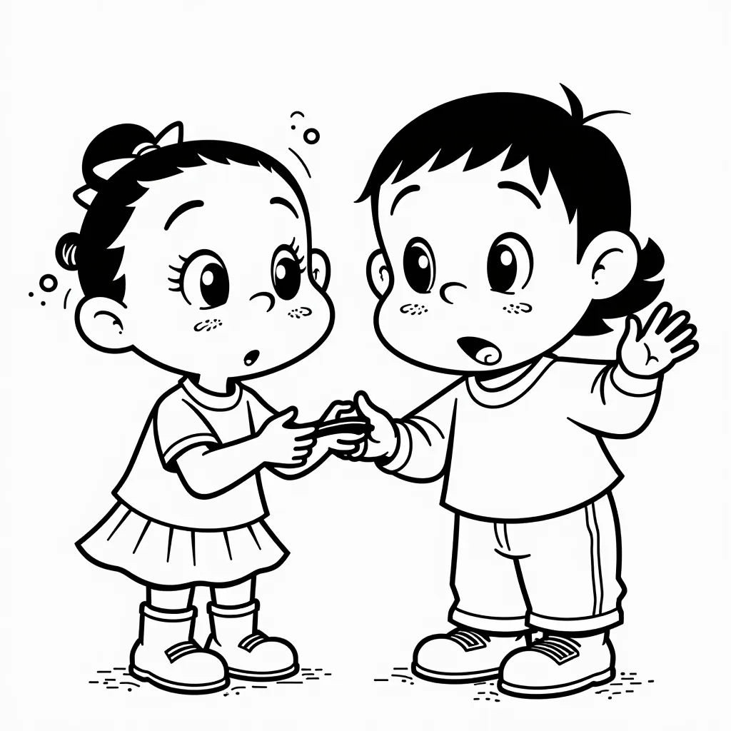 Crayon Shinchan was pulled by Mei Ya صفحات التلوين