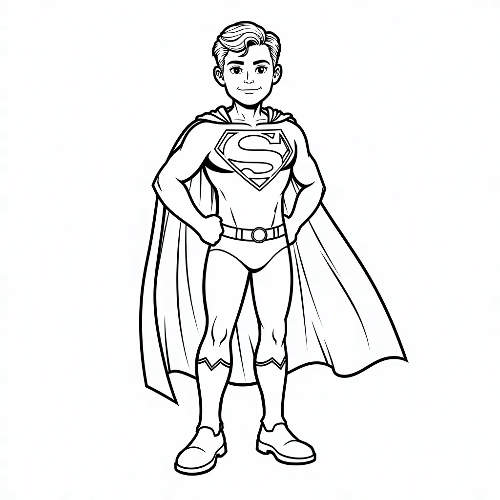 Superman coloring pages