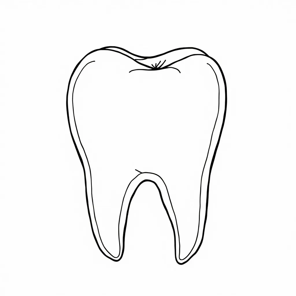Tooth anatomy  صفحات التلوين