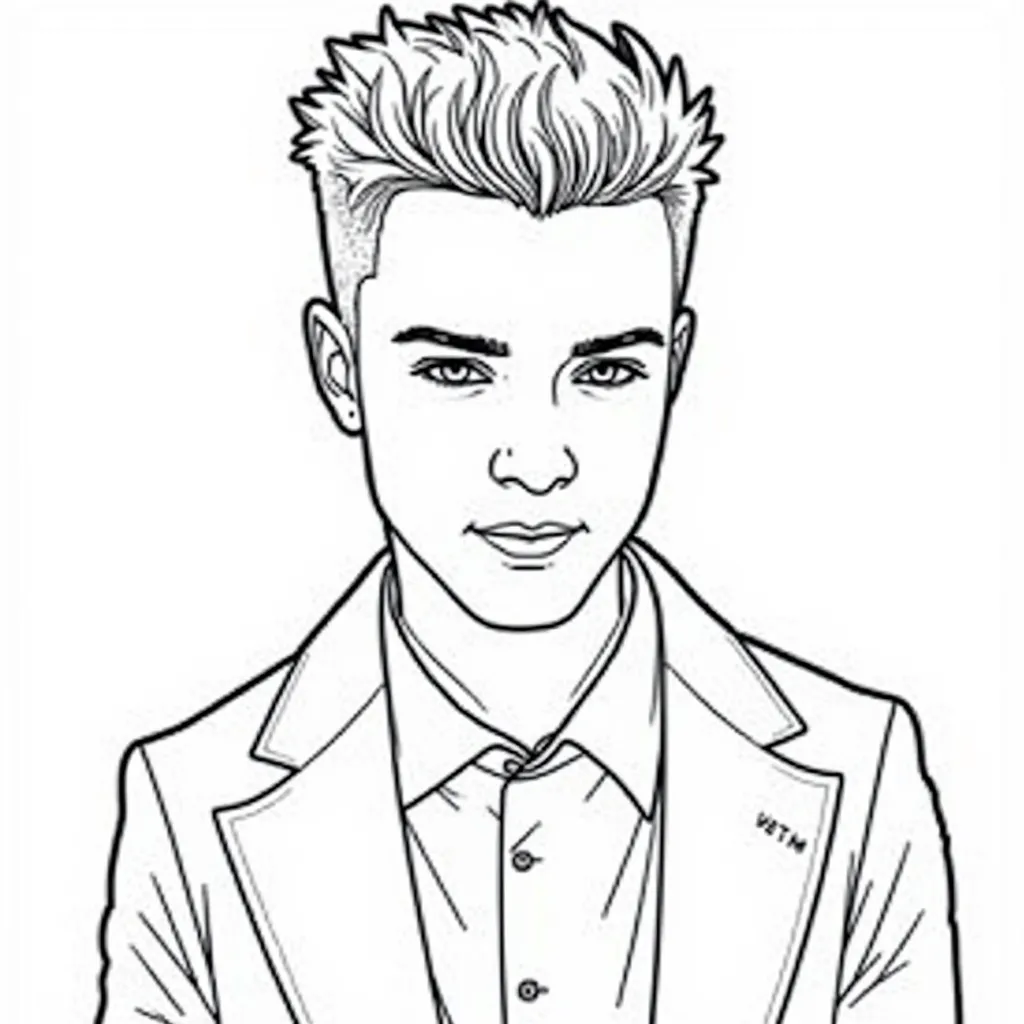 justin timberlake coloring pages