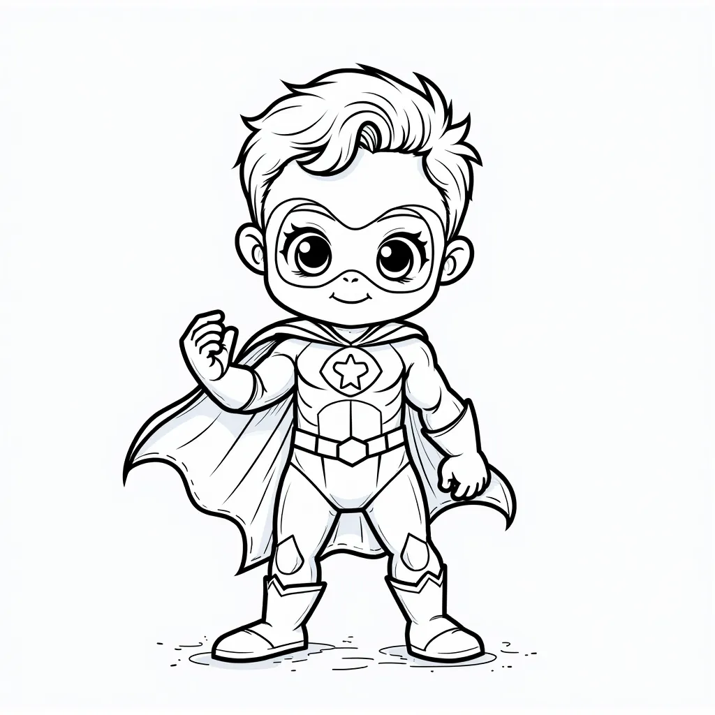 superhero صفحات التلوين
