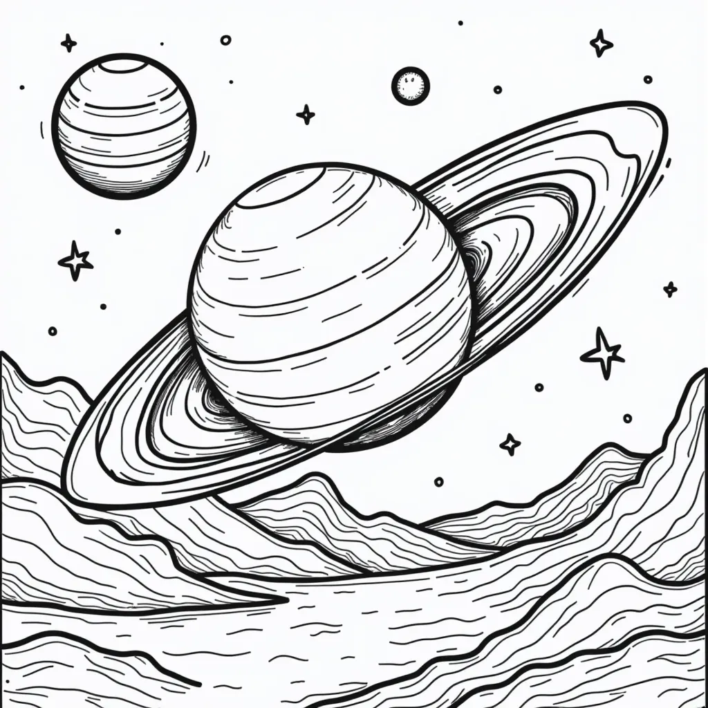 宇宙探险馆 صفحات التلوين