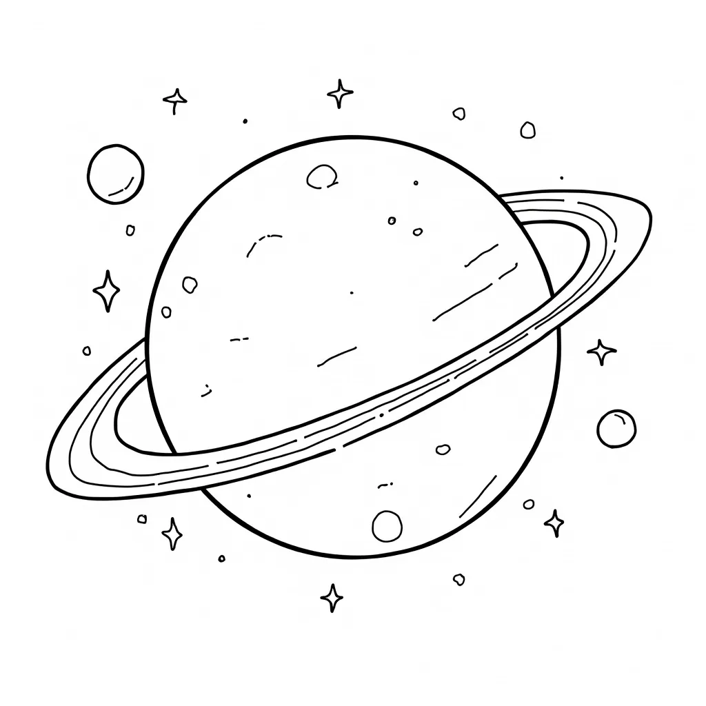 太阳系 صفحات التلوين