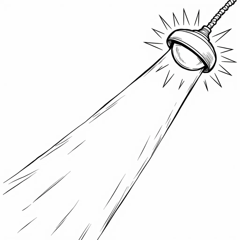 lighting coloring pages