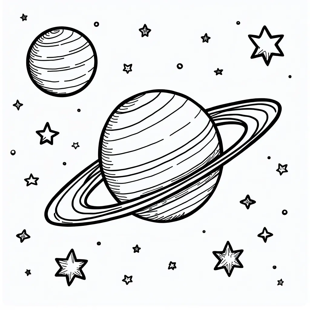 太空星球乐园 صفحات التلوين