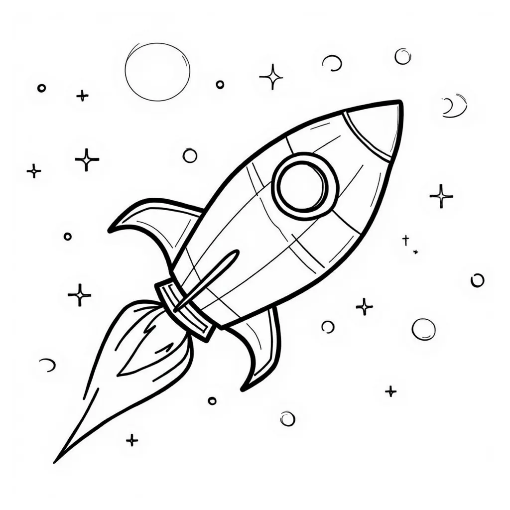 space adventure coloring pages