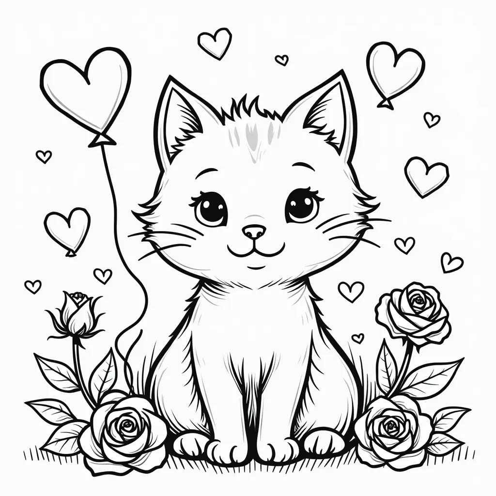 cat coloring pages