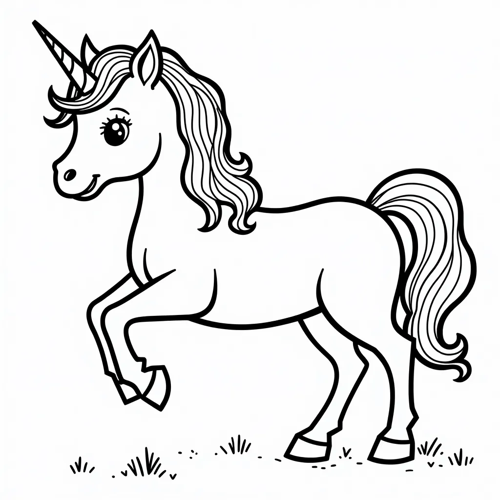 Unicorn coloring pages