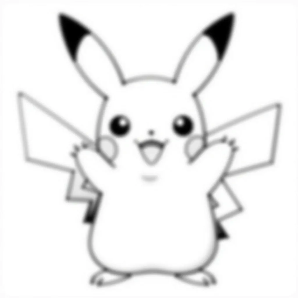 pikachu coloring pages