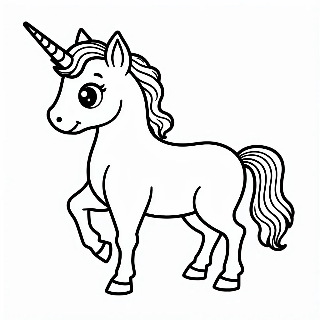 unicorn coloring pages