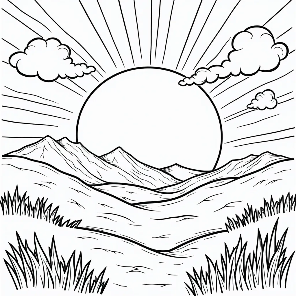 天上人间 coloring pages