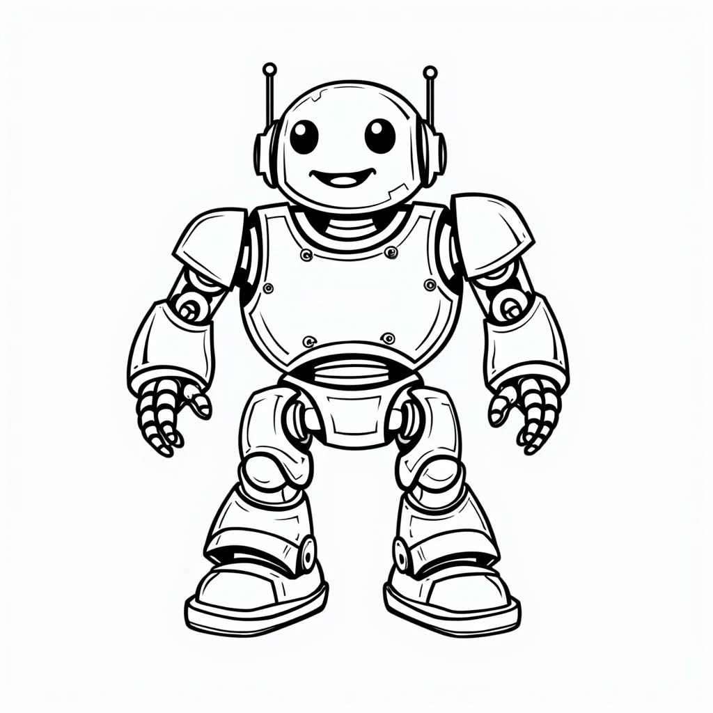 Robotics coloring pages