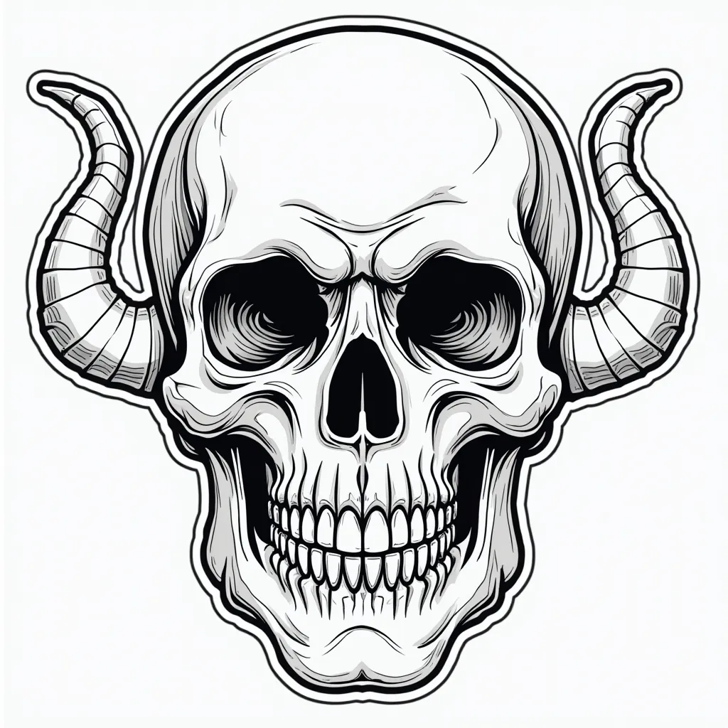 logo for death coloring pages