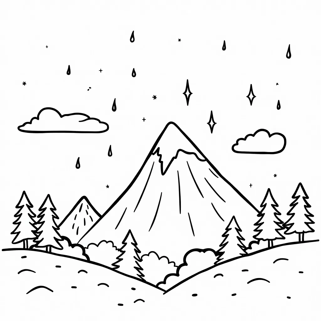 巴山夜雨 صفحات التلوين