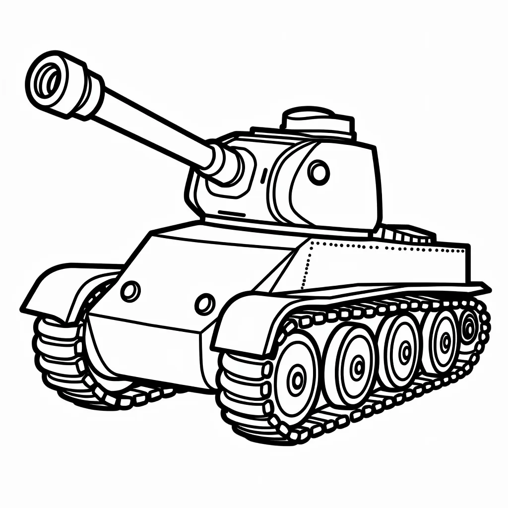 tank coloring pages